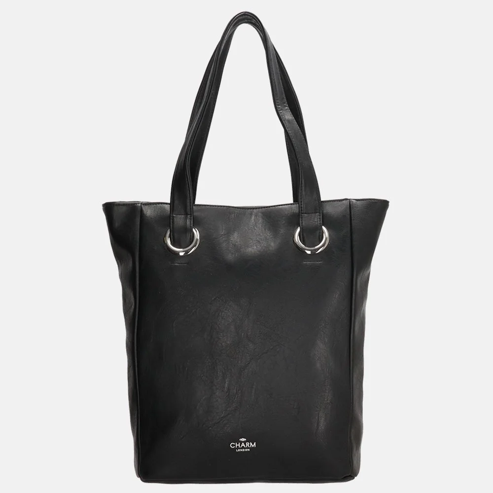 Charm London shopper black 018091 Zwart